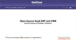 Desktop Screenshot of dolicloud.com