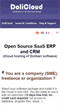 Mobile Screenshot of dolicloud.com