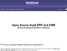 Tablet Screenshot of dolicloud.com